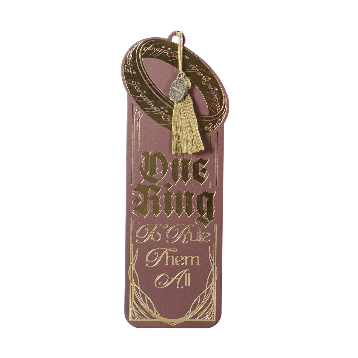 The Lord of the Rings One Ring Charm & Tassel Bookmark