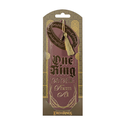 The Lord of the Rings One Ring Charm & Tassel Bookmark