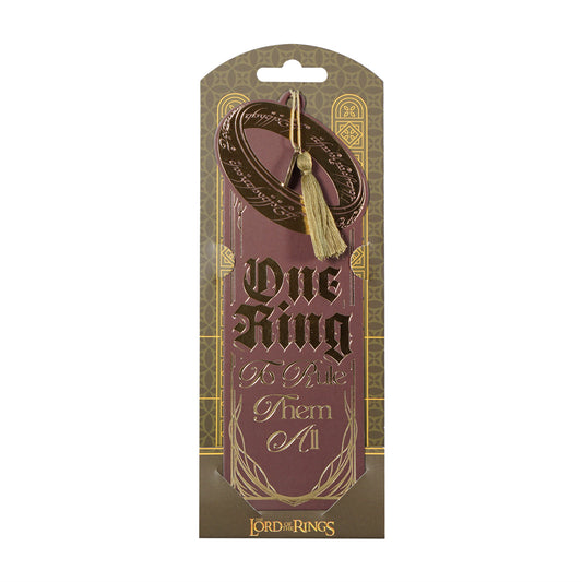The Lord of the Rings One Ring Charm & Tassel Bookmark