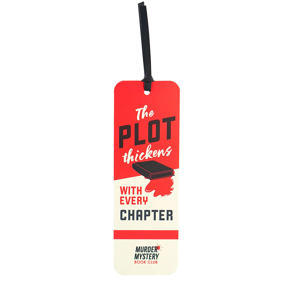 Murder Mystery Book Club Paper Bookmark