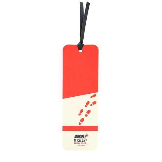 Murder Mystery Book Club Paper Bookmark from Pulteney Press