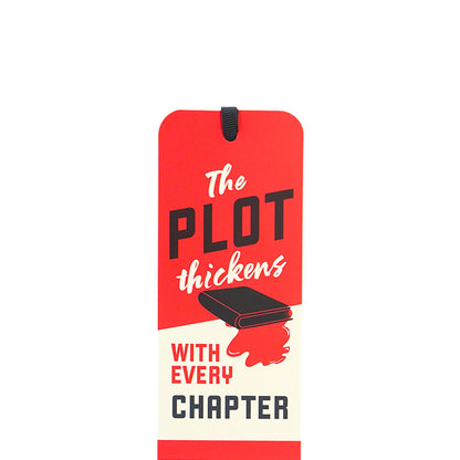 Murder Mystery Book Club Paper Bookmark