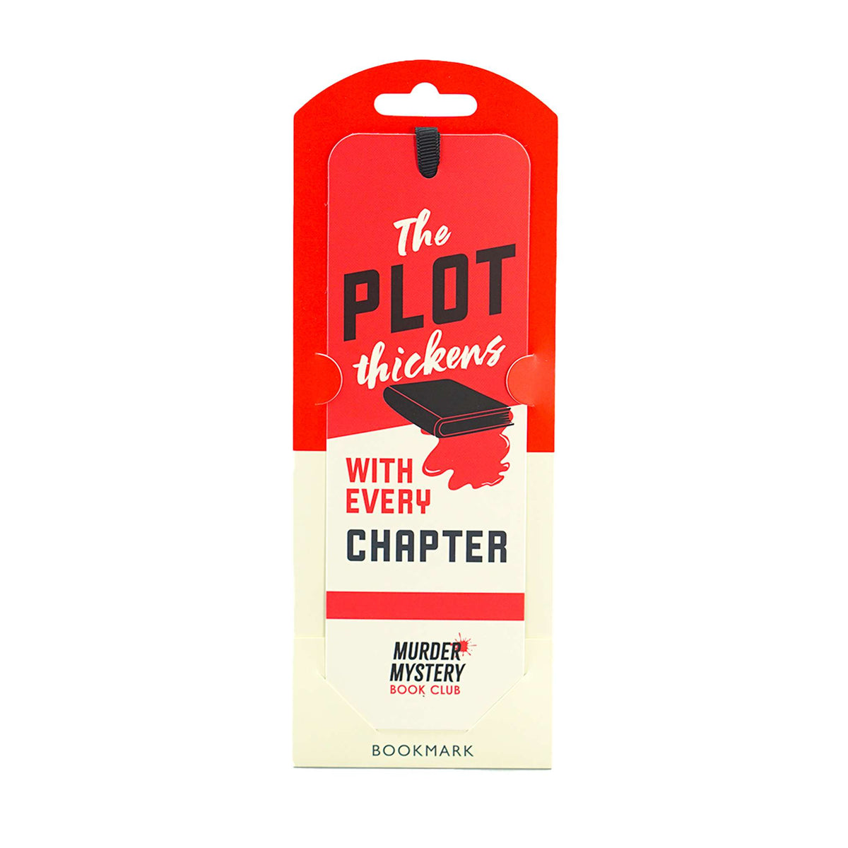 Murder Mystery Book Club Paper Bookmark