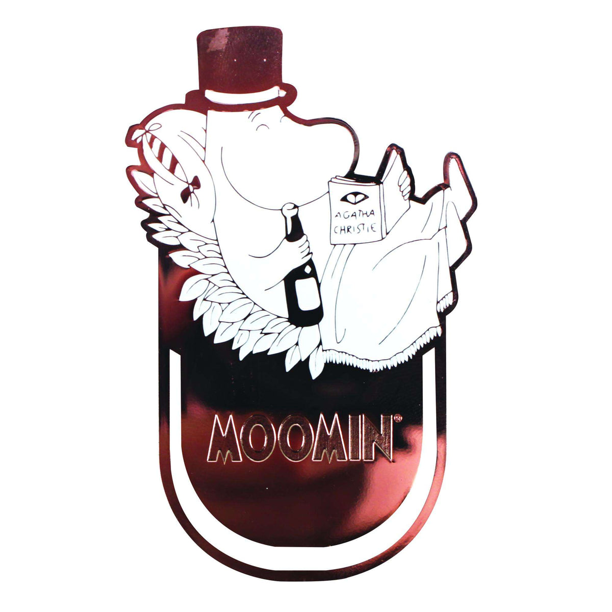 Moomin Moominpappa Metal Bookmark