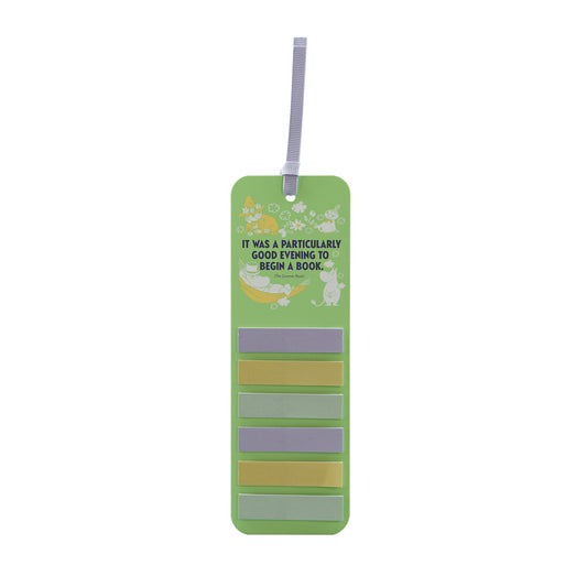 Moomin Daydreaming Bookmark with Sticky Tabs