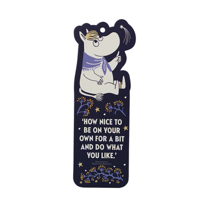 Bookmark Paper Shaped Charm & Tassel - Moomin (First Snow)
