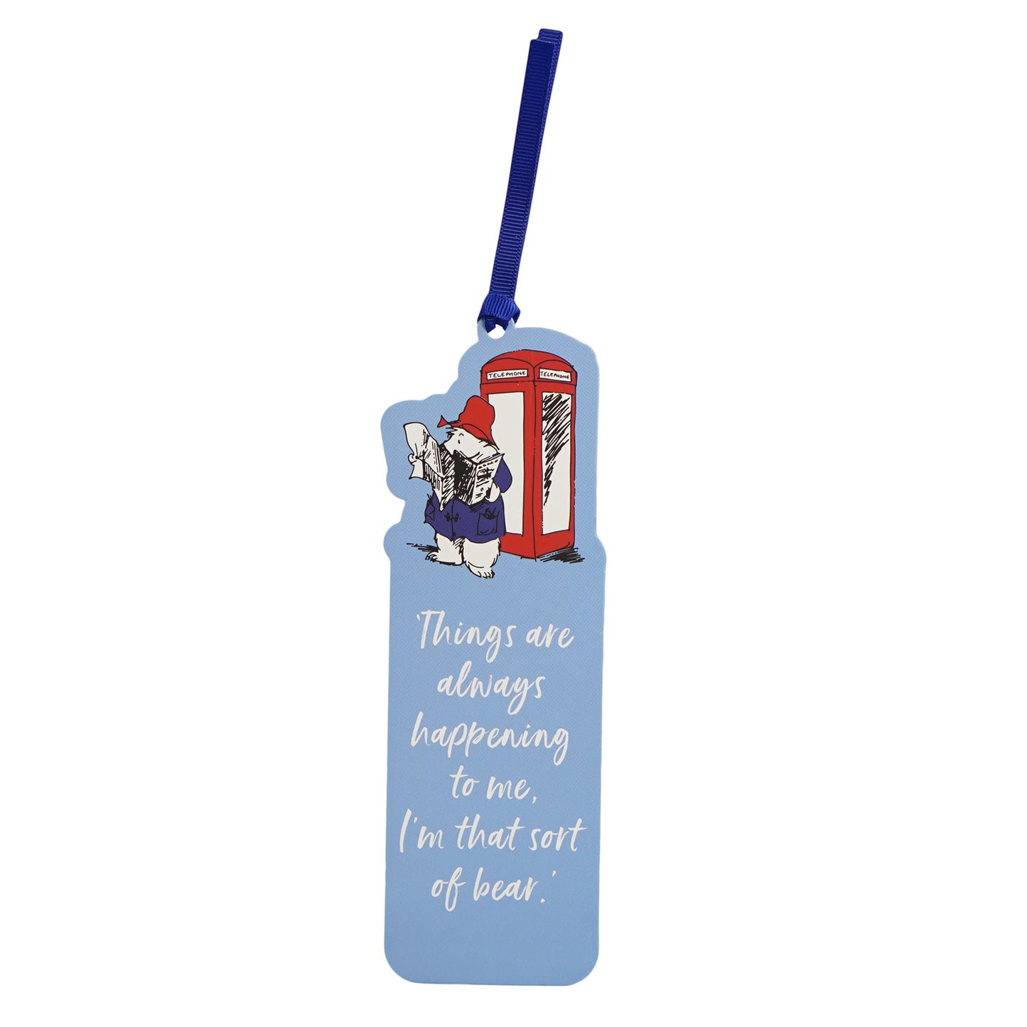 Paddington Bear Telephone Box Quote Bookmark