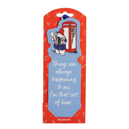 Paddington Bear Telephone Box Quote Bookmark