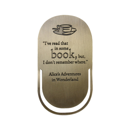 Bookmark Metal - Pulteney Press (Alice)