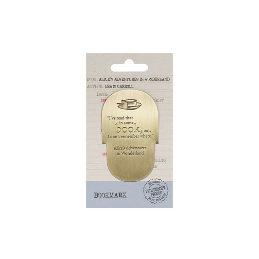 Bookmark Metal - Pulteney Press (Alice)