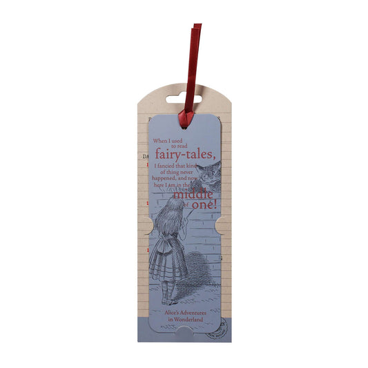 Alice In Wonderland Paper Bookmark from Pulteney Press