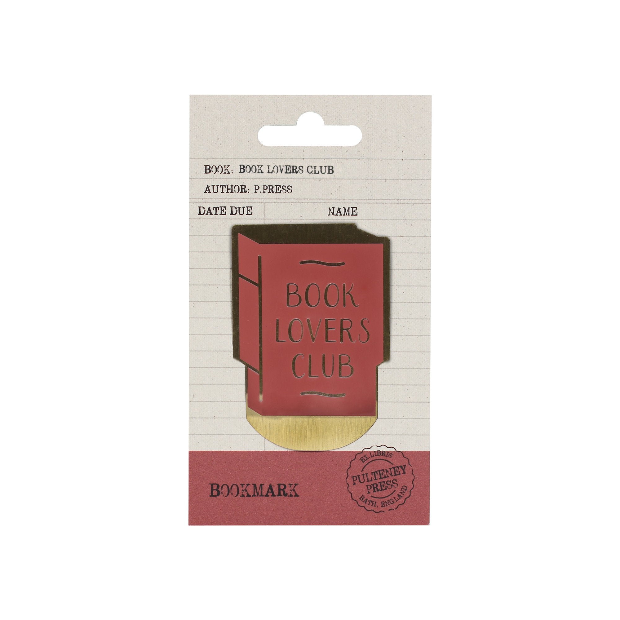 Bookmark Metal - Pulteney Press (Book Lovers)