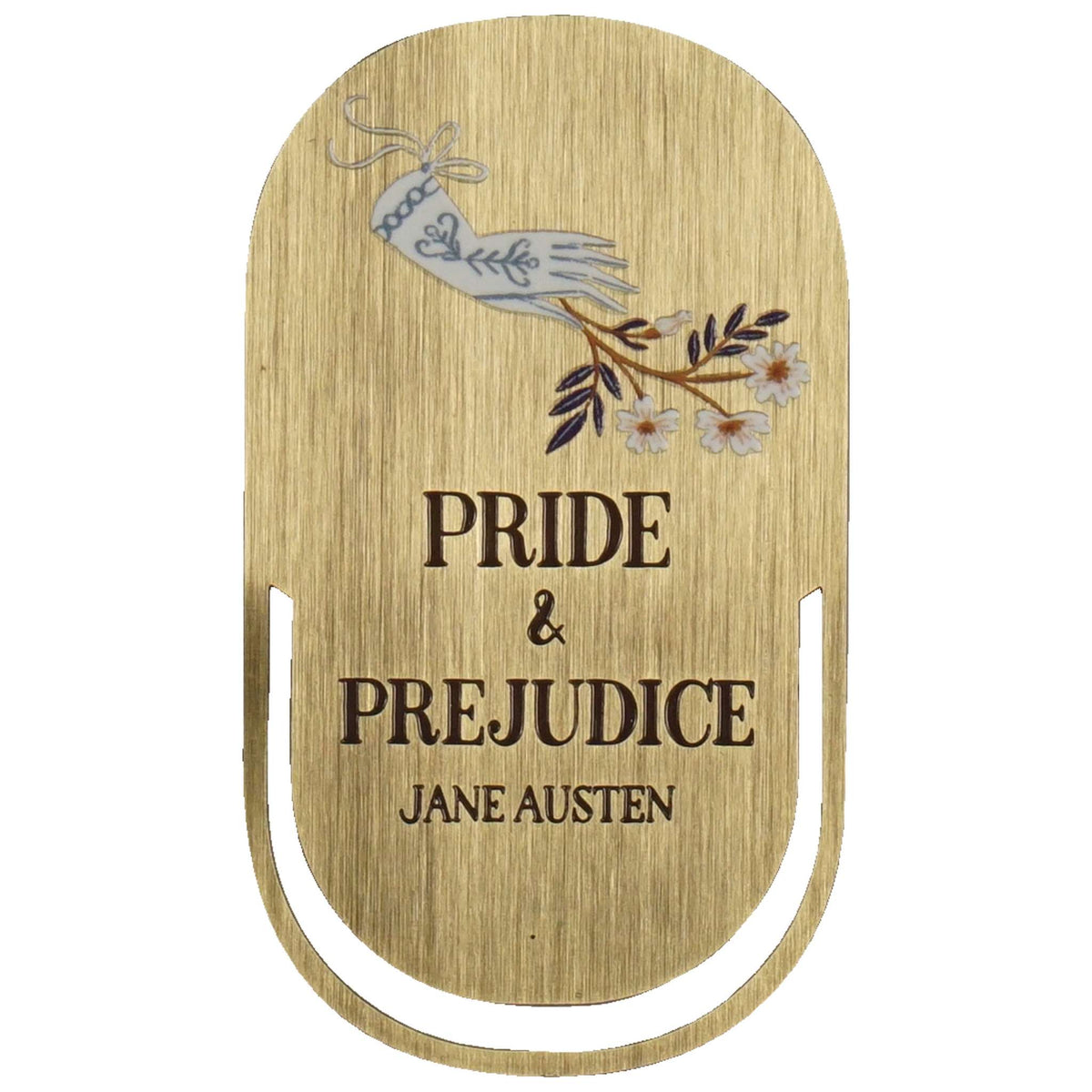 Jane Austen Pride & Prejudice Metal Bookmark