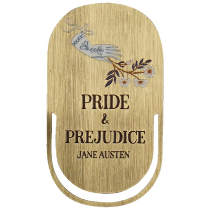 Jane Austen Pride & Prejudice Metal Bookmark