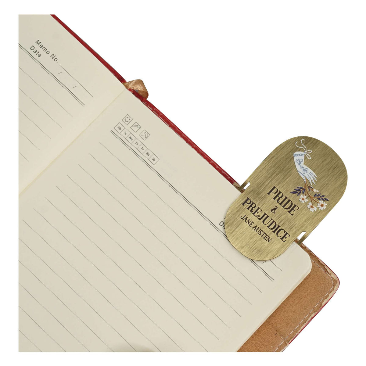 Jane Austen Pride & Prejudice Metal Bookmark