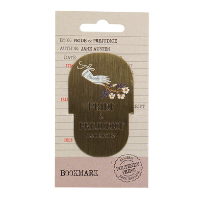 Jane Austen Pride & Prejudice Metal Bookmark