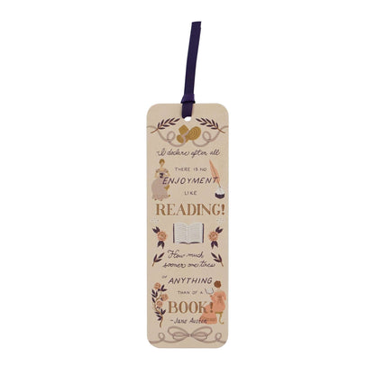 Jane Austen Pride & Prejudice Reading Paper Bookmark