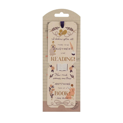 Jane Austen Pride & Prejudice Reading Paper Bookmark