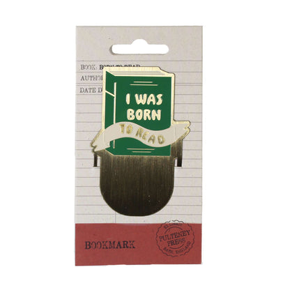 Bookmark Metal - Pulteney Press (Born to Read)