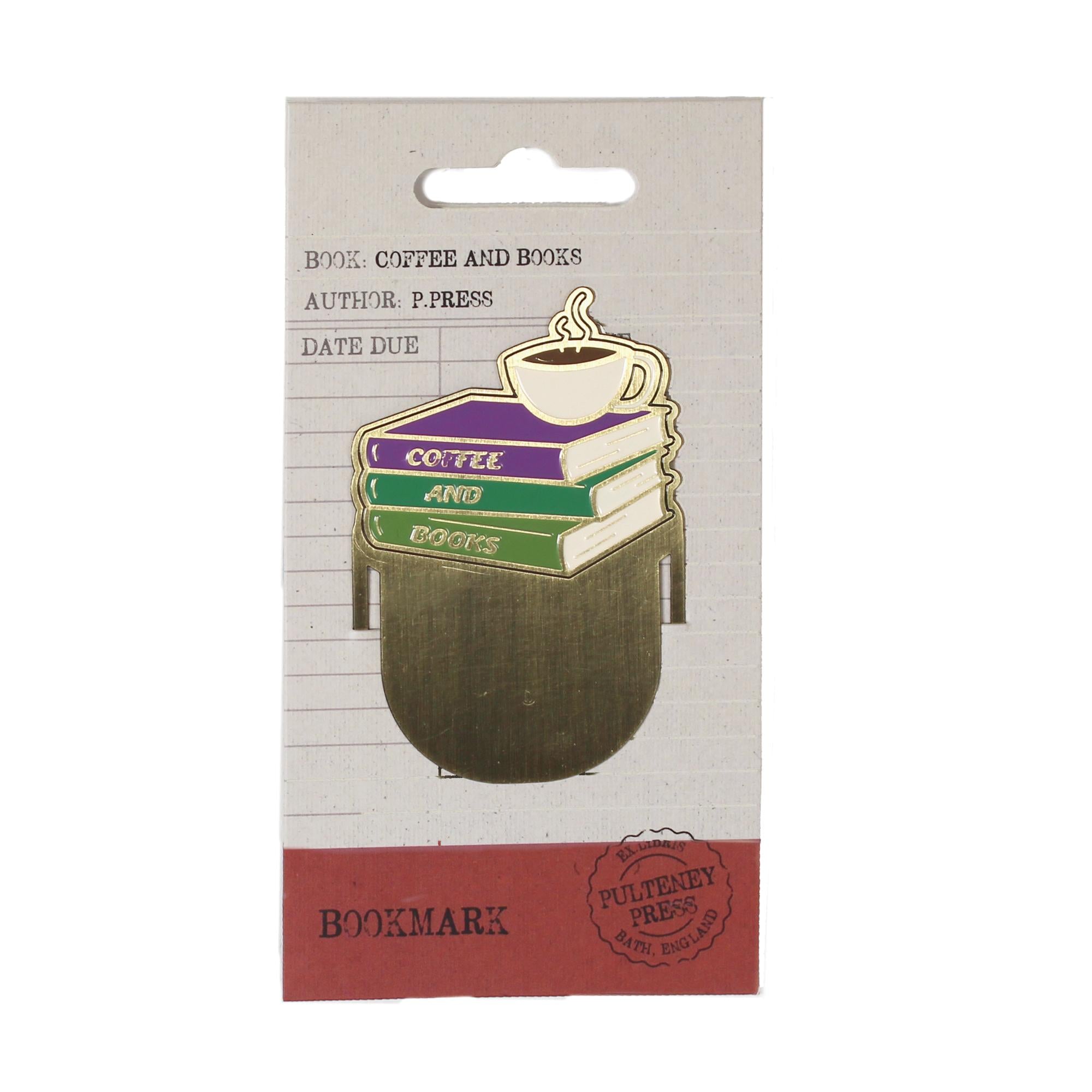 Bookmark Metal - Pulteney Press (Coffee And Books)