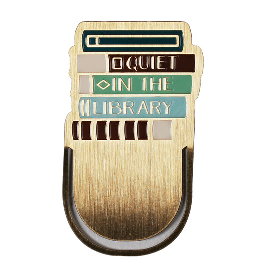 Bookmark Metal - Pulteney Press (Quiet in the Library)