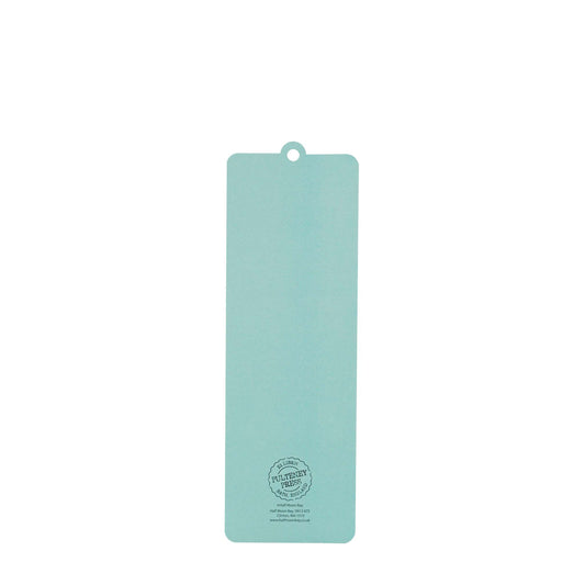 Quiet In The Library Pulteney Press Paper Bookmark Charm & Tassel
