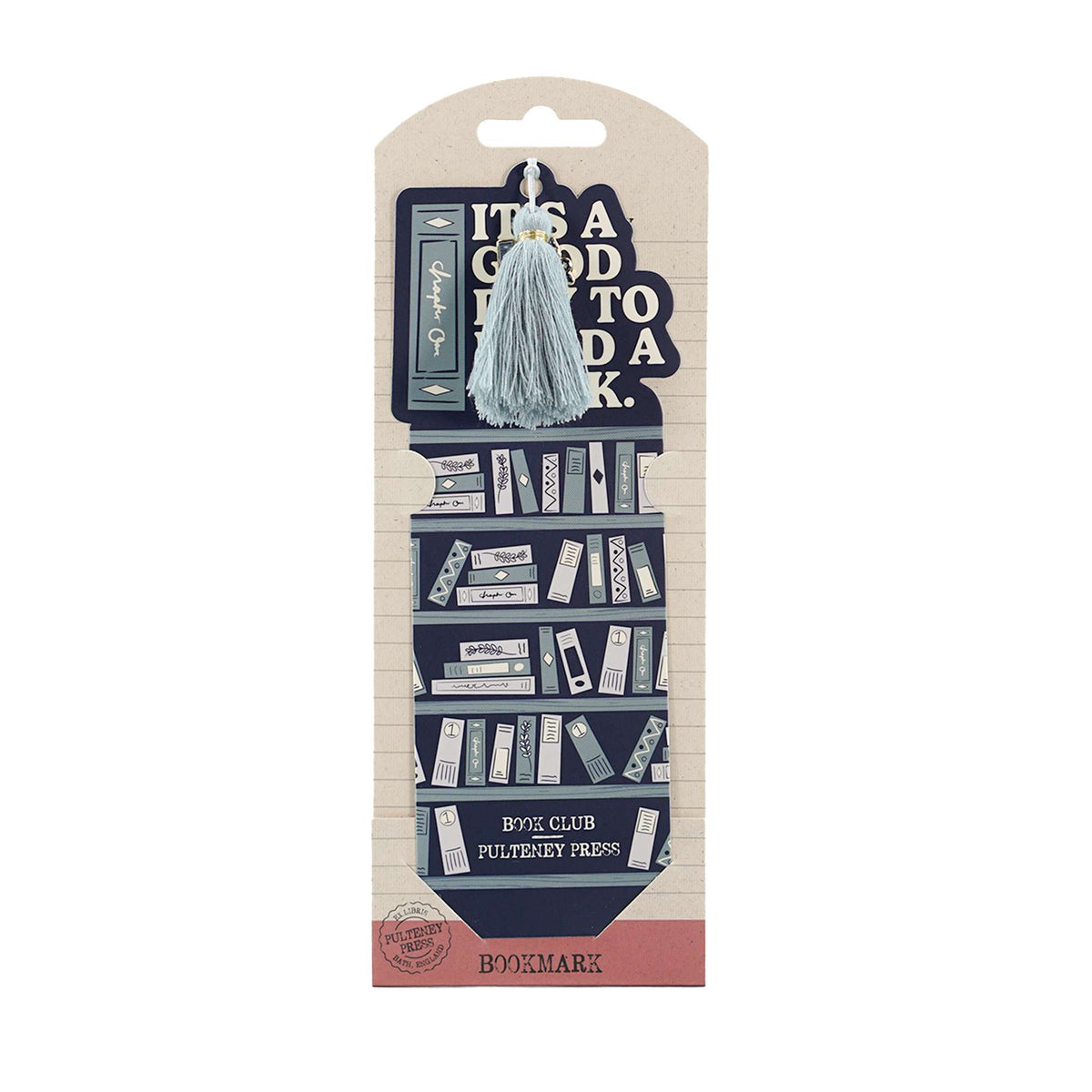 Good Day Pulteney Press Paper Bookmark Charm & Tassel