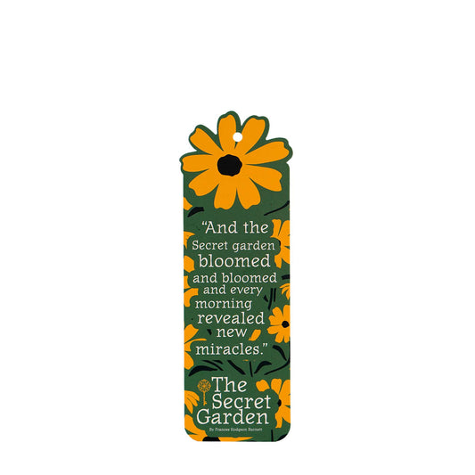 The Secret Garden Paper Bookmark with Charm & Tassel from Pulteney Press