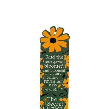 The Secret Garden Paper Bookmark with Charm & Tassel from Pulteney Press