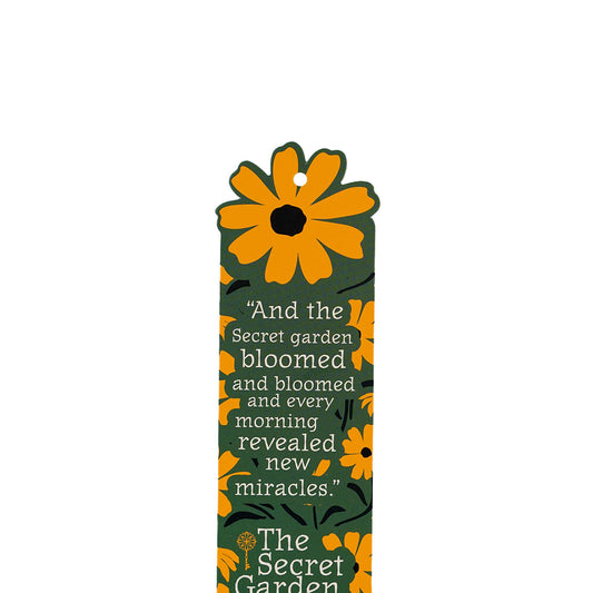 The Secret Garden Paper Bookmark with Charm & Tassel from Pulteney Press