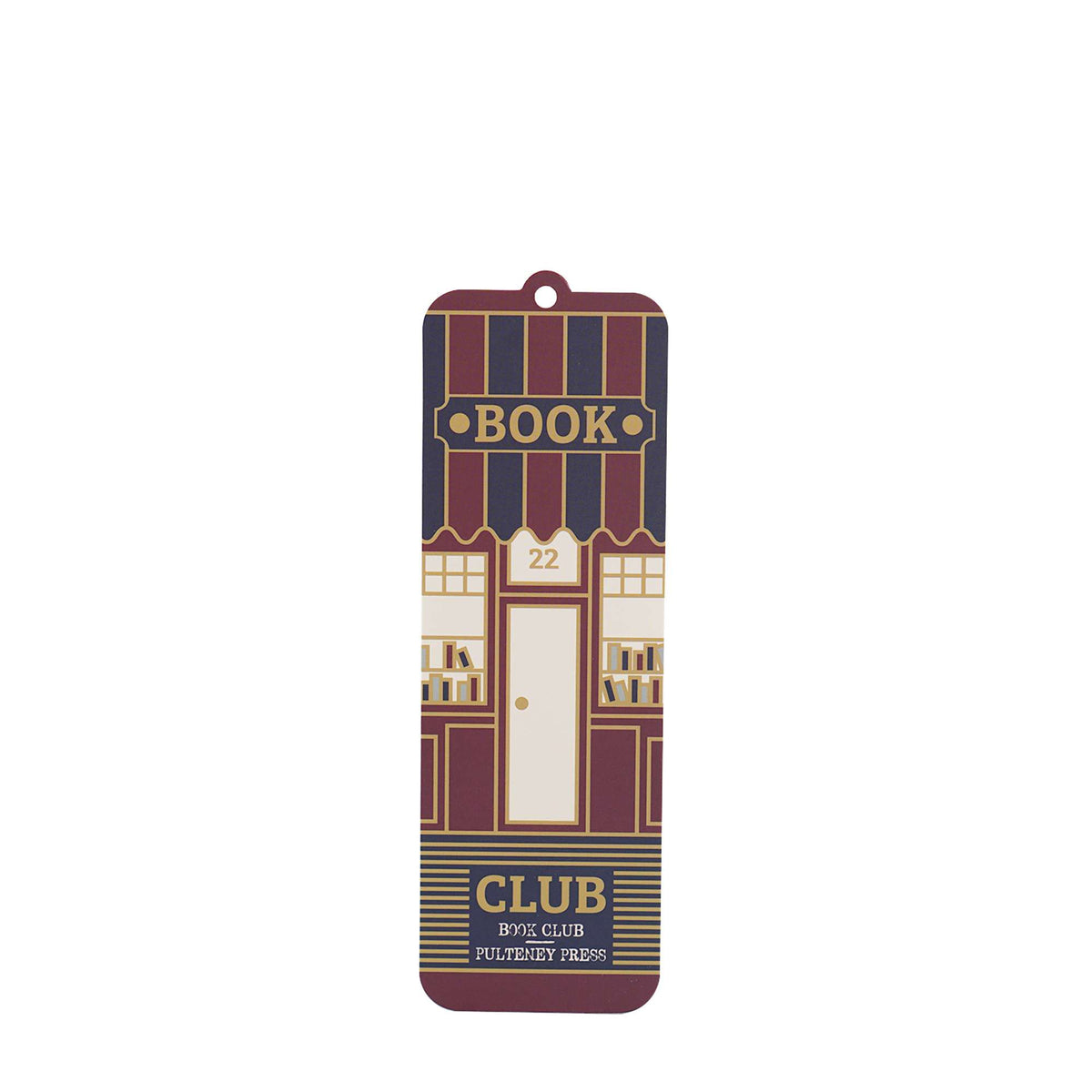 Book Club Pulteney Press Paper Bookmark with Charm & Tassel