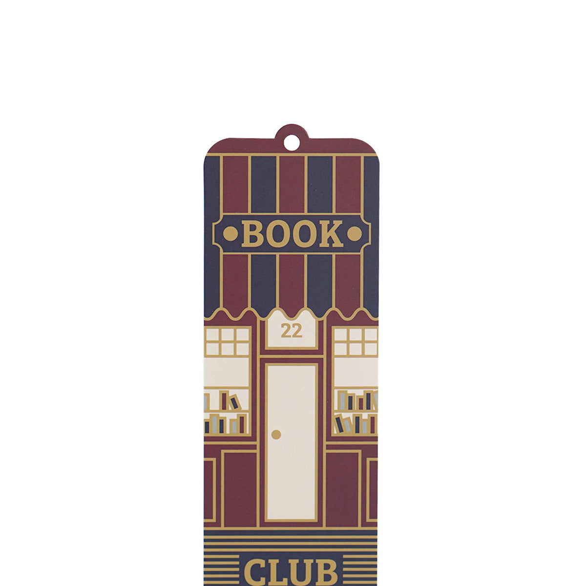 Book Club Pulteney Press Paper Bookmark with Charm & Tassel