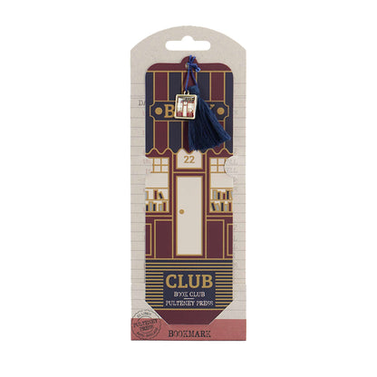 Book Club Pulteney Press Paper Bookmark with Charm & Tassel