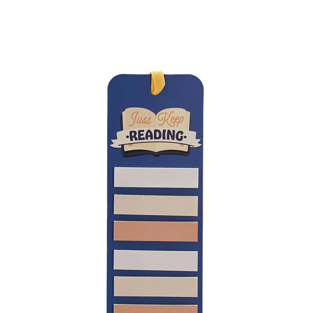 "Just Keep Reading" Bookmark with Sticky Tabs