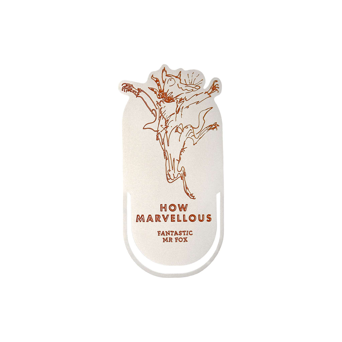 Roald Dahl Fantastic Mr Fox Metal Bookmark