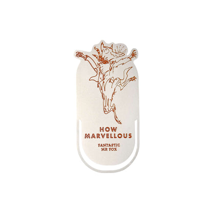 Roald Dahl Fantastic Mr Fox Metal Bookmark