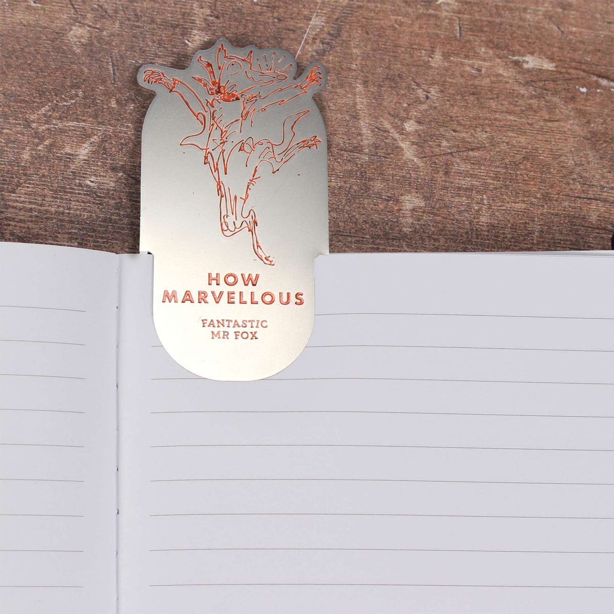 Roald Dahl Fantastic Mr Fox Metal Bookmark
