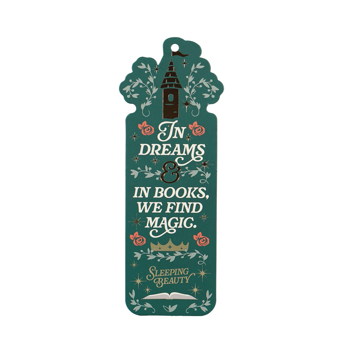 Sleeping Beauty Shaped Bookmark with Charm