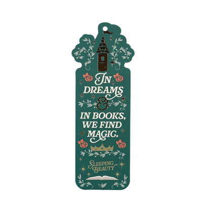 Sleeping Beauty Shaped Bookmark with Charm