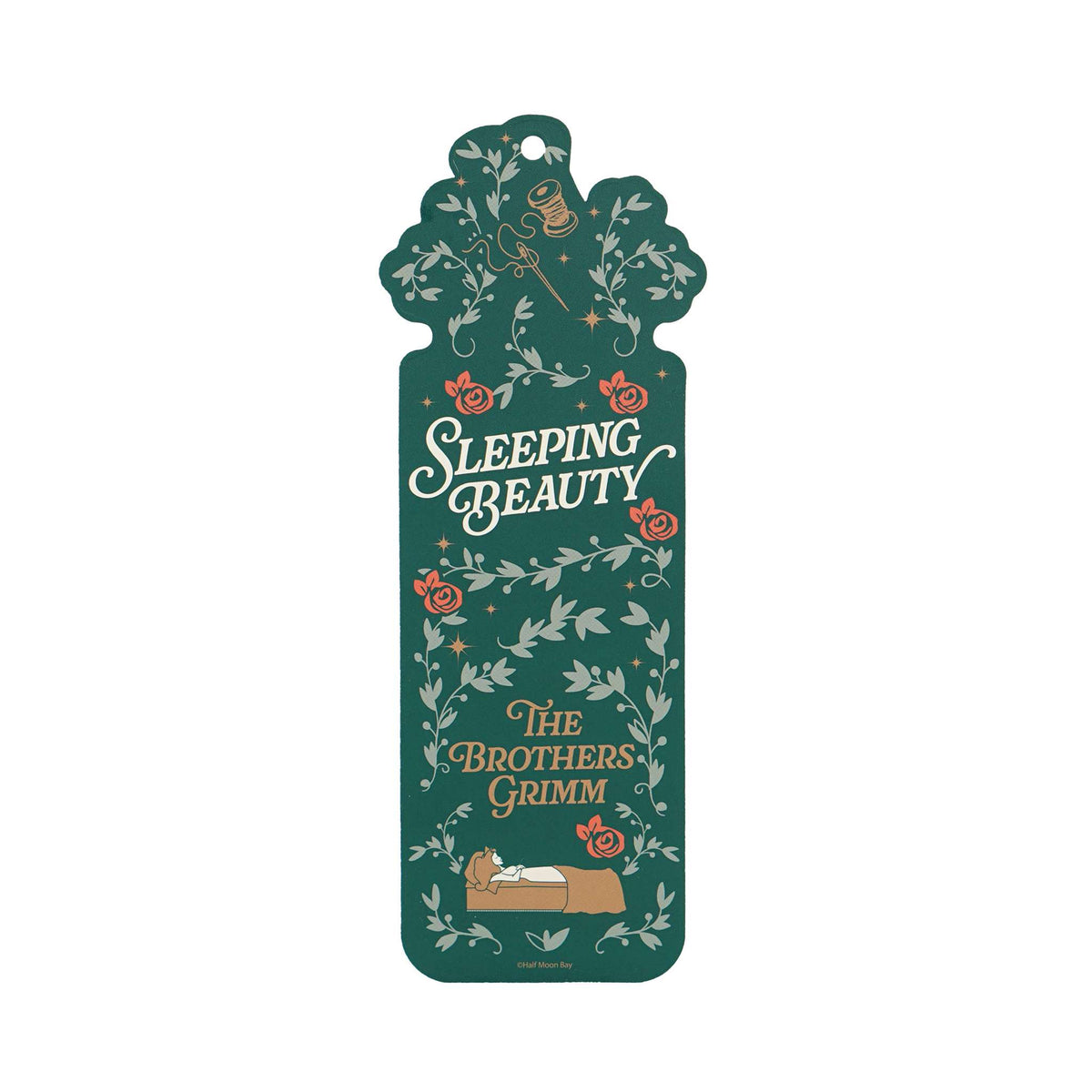 Sleeping Beauty Shaped Bookmark with Charm