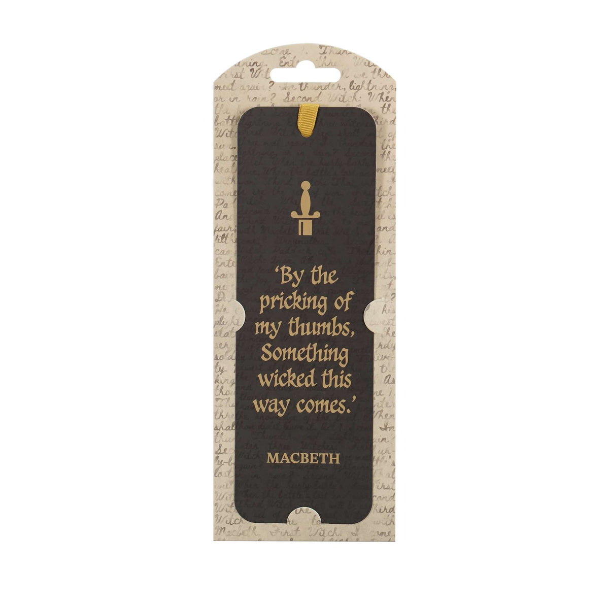 Shakespeare Macbeth FSC Card Bookmark