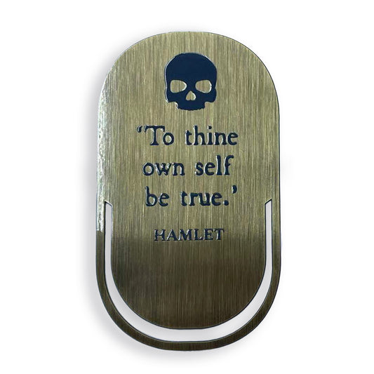 Shakespeare Hamlet Metal Quote Bookmark