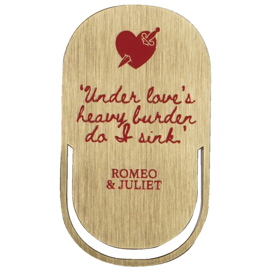 Shakespeare Romeo and Juliet Metal Bookmark