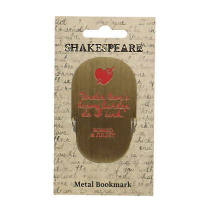 Shakespeare Romeo and Juliet Metal Bookmark
