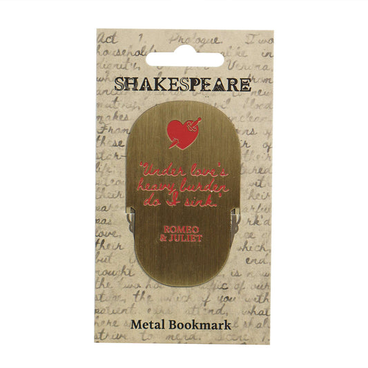 Shakespeare Romeo and Juliet Metal Bookmark