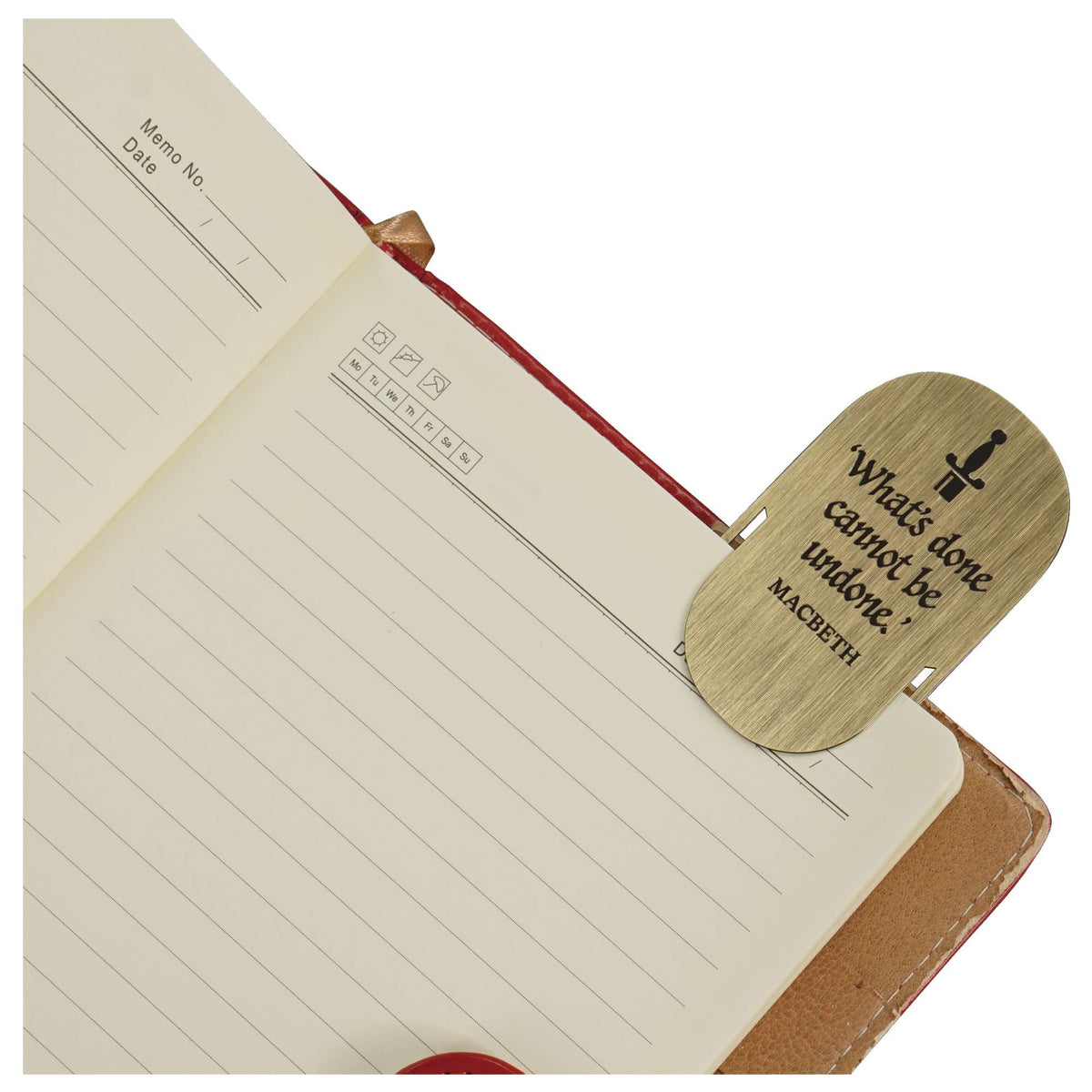 Shakespeare Macbeth Metal Quote Bookmark