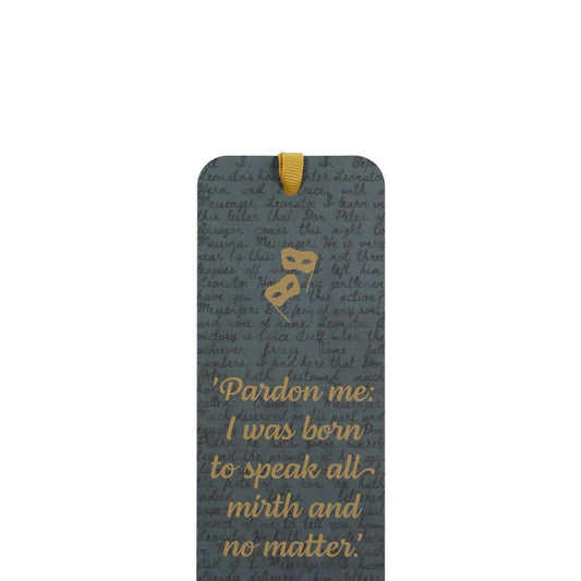 Shakespeare Much Ado Beatrice Card Bookmark