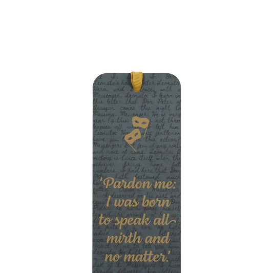 Shakespeare Much Ado Beatrice Card Bookmark