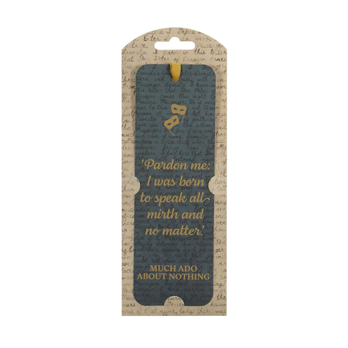 Shakespeare Much Ado Beatrice Card Bookmark