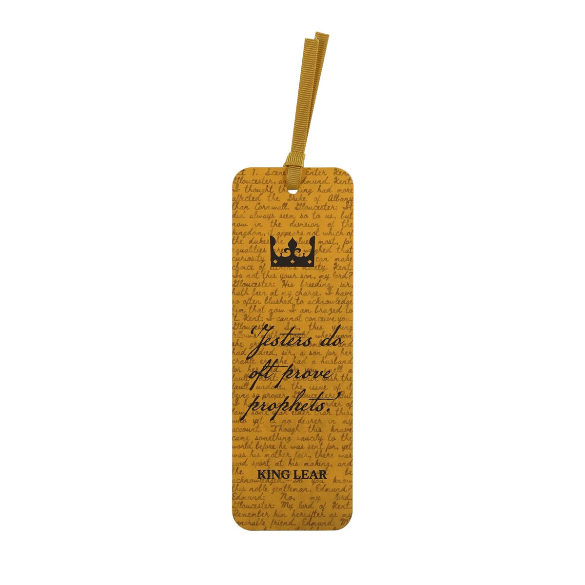 Shakespeare King Lear FSC Card Bookmark